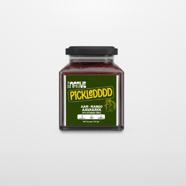 Aam Mango Aavakaya Pickle with Extra Garlic